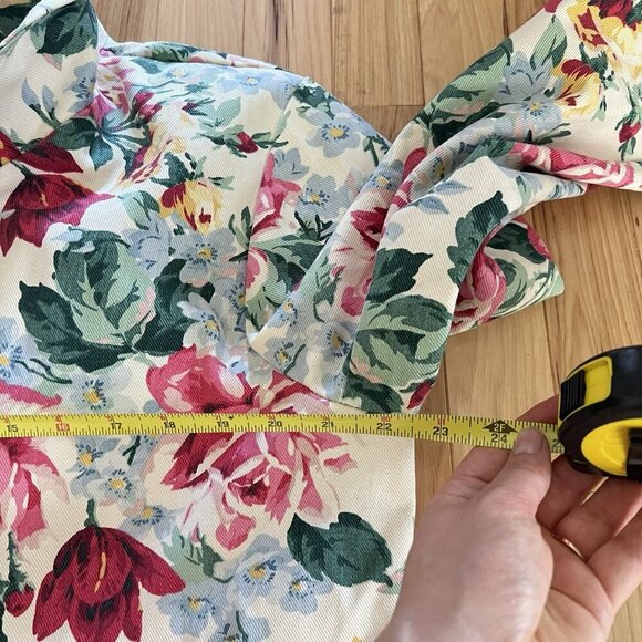 Vintage 80s Willowbend Floral Blazer M Jacket USA Made Golden Girls Cottagecore - Picture 6 of 8